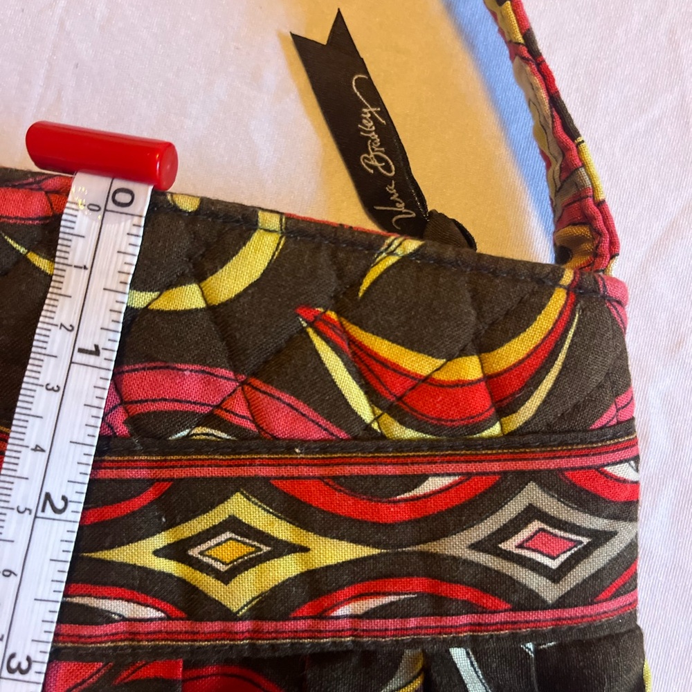 Vera Bradley Black and Red Patterned Mini Bag - Picture 6 of 6
